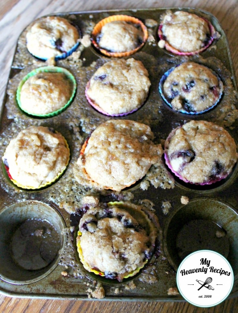 Blueberry Muffins Baked
