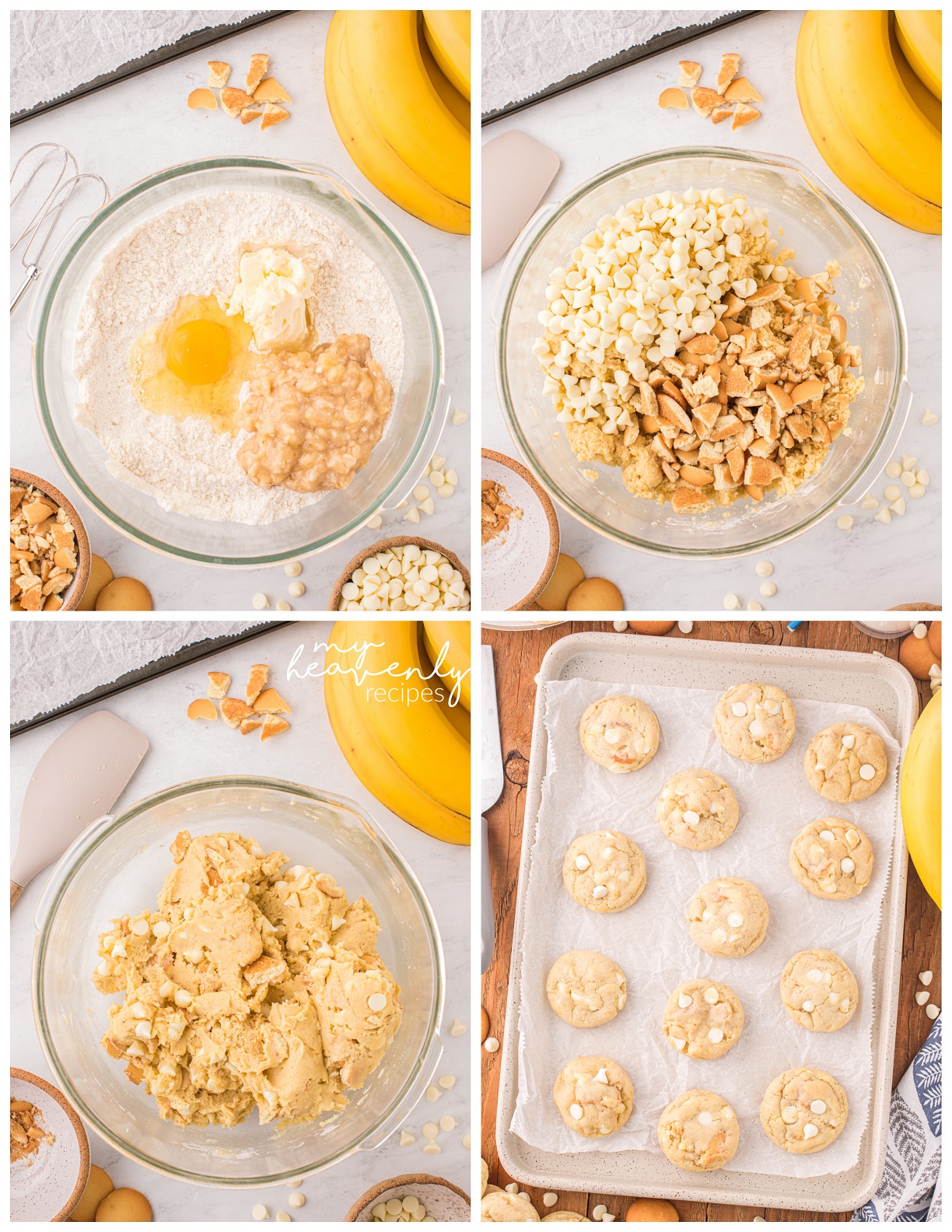 Banana Pudding Cookies Recipe My Heavenly Recipes