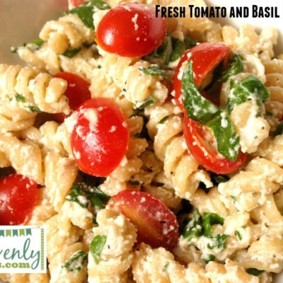 Fresh Tomato and Basil Pasta Salad (via MyHeavenlyRecipes.com) - This Fresh Tomato & Basil Pasta Salad Recipe will become a staple in your home. Overall it’s pretty versatile and can be made for your families tastes!