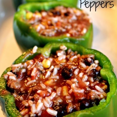 Stuffed Green Peppers recipe image