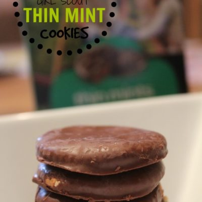 homemade Girl Scout Thin Mint cookies
