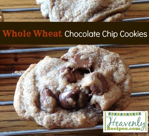 Whole Wheat Chocolate Chip Cookies Recipe