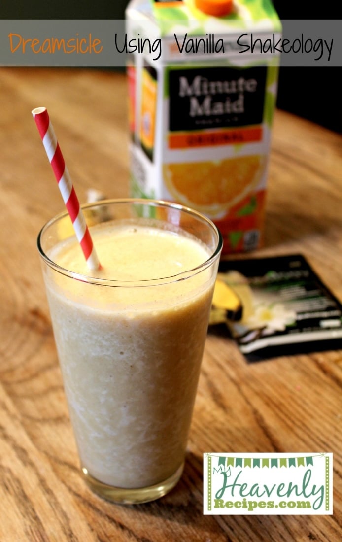 Shakeology recipes titled photo: Dreamsicle Shake