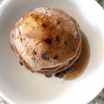 A homemade chocolate chip pancake recipe that comes together in minutes. Have leftovers? Freeze for a quick weekday breakfast.