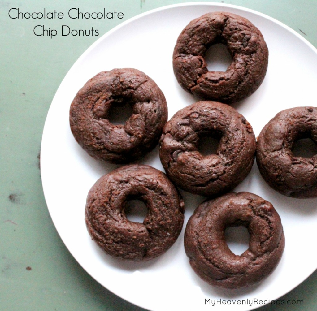 Chocolate Chocolate Chip Donut Recipe My Heavenly Recipes