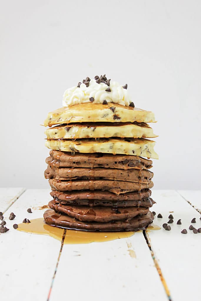 Chocolate chip pancakes