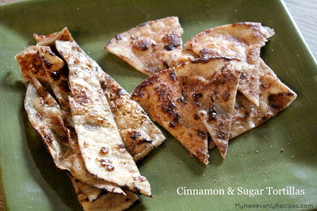 homemade Cinnamon Sugar Tortillas