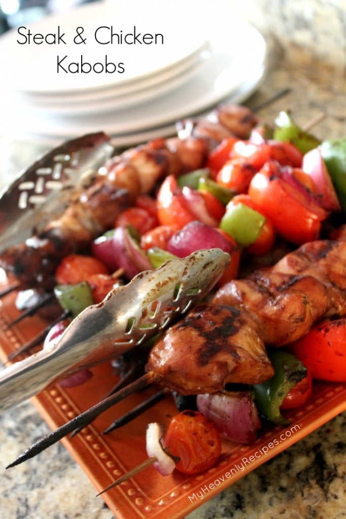 Steak and Chicken Kabobs