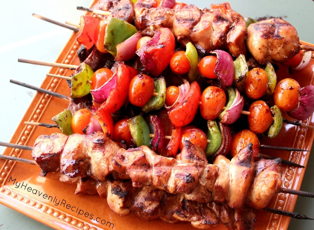 Chicken and beef kabob recipes