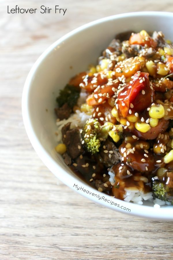 Veggie & Steak Stir Fry - My Heavenly Recipes