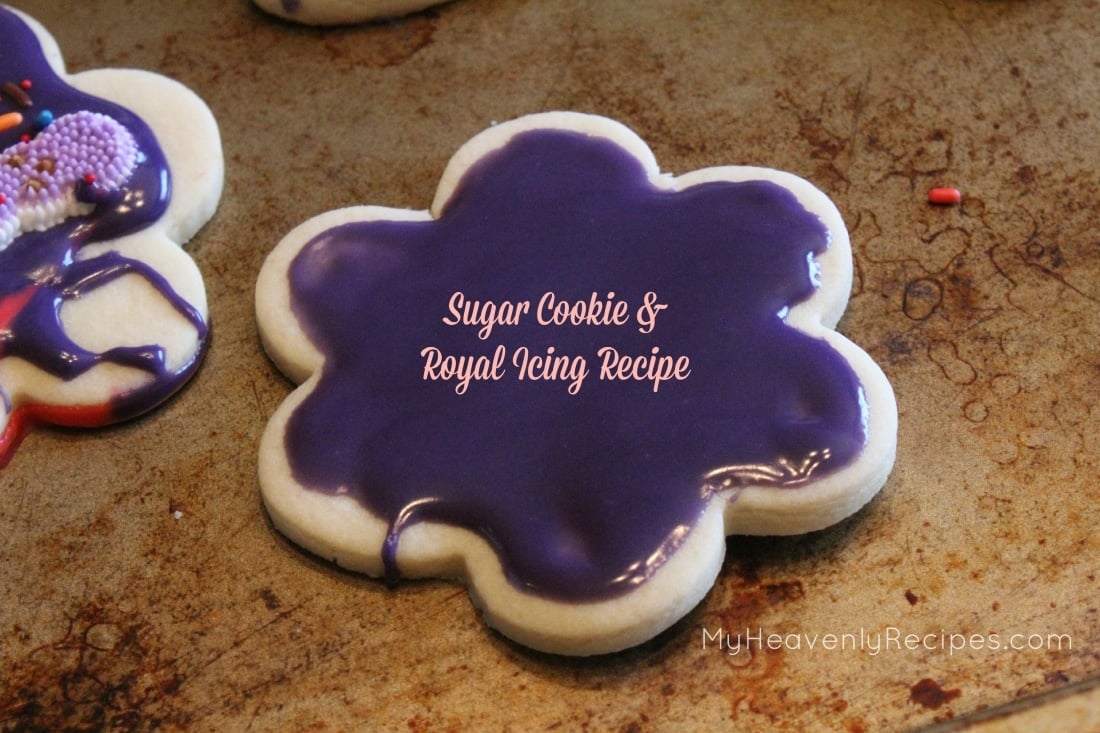 titled photo (and shown): Soft Sugar Cookie and Royal Icing Recipe