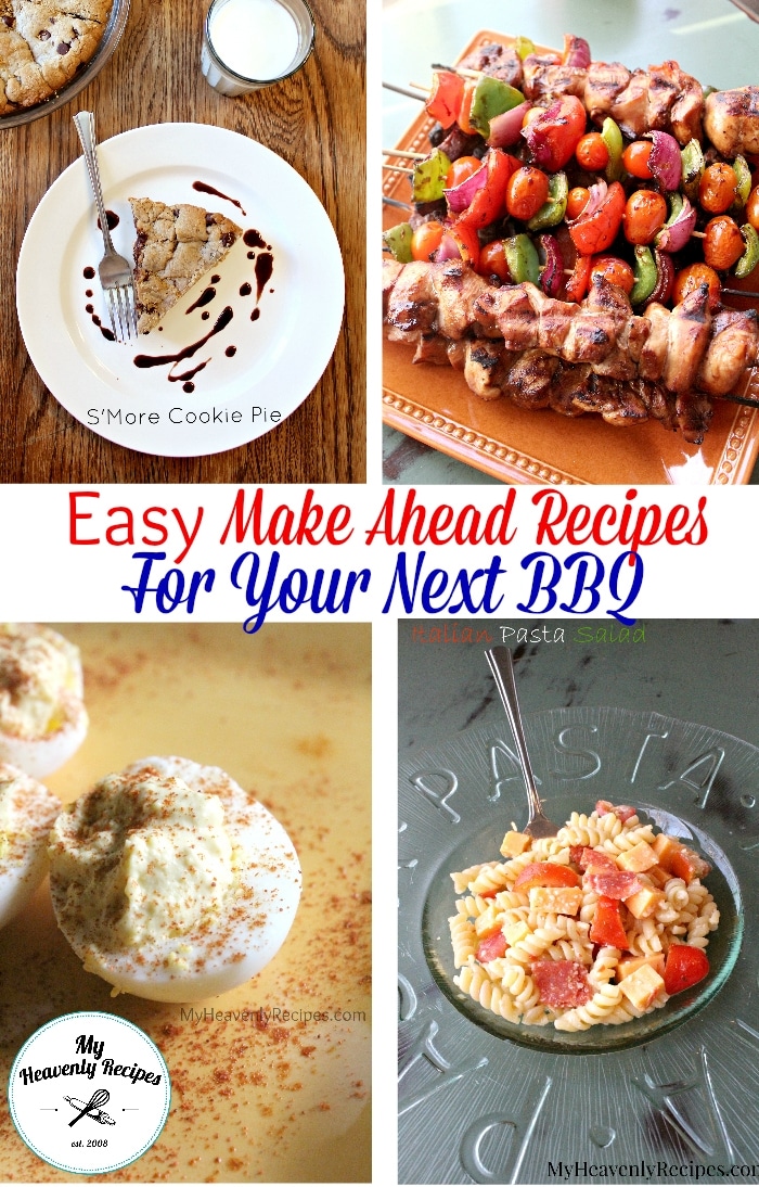 Easy to Make Ahead Recipes For Your Next BBQ