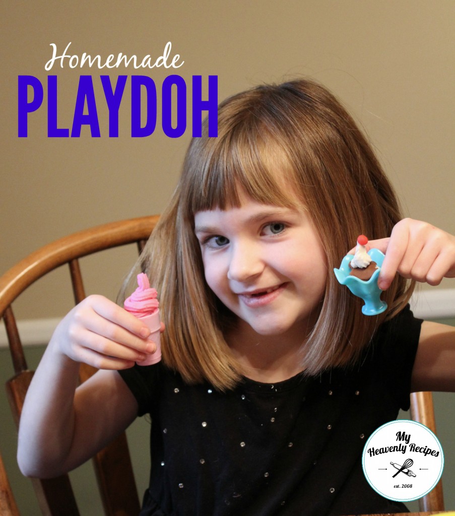 Homemade Playdough Recipe + Video - My Heavenly Recipes