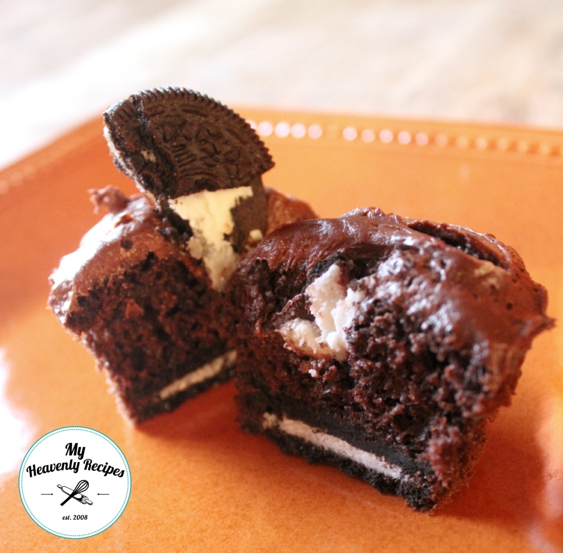 Oreo Surprise Cupcake