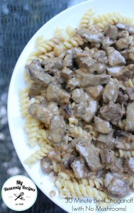 30 Minute Beef Stroganoff