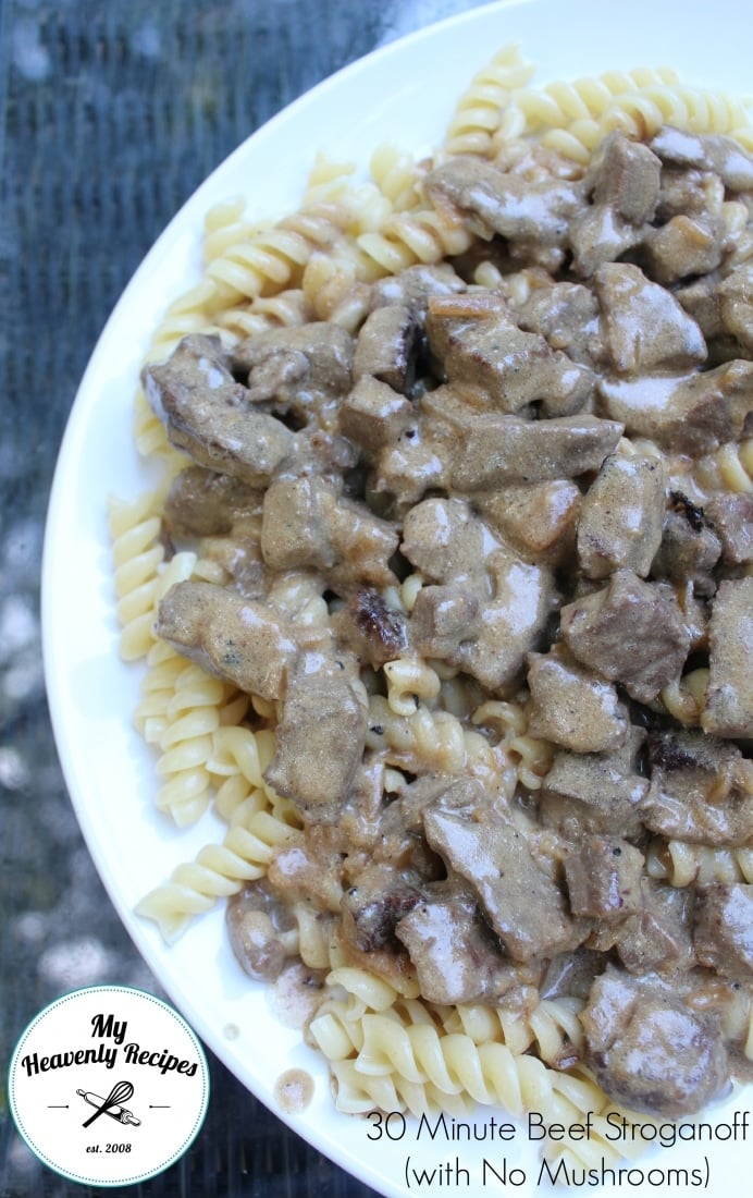 Easy Beef Stroganoff 30-Minute Meal Recipe - My Heavenly Recipes