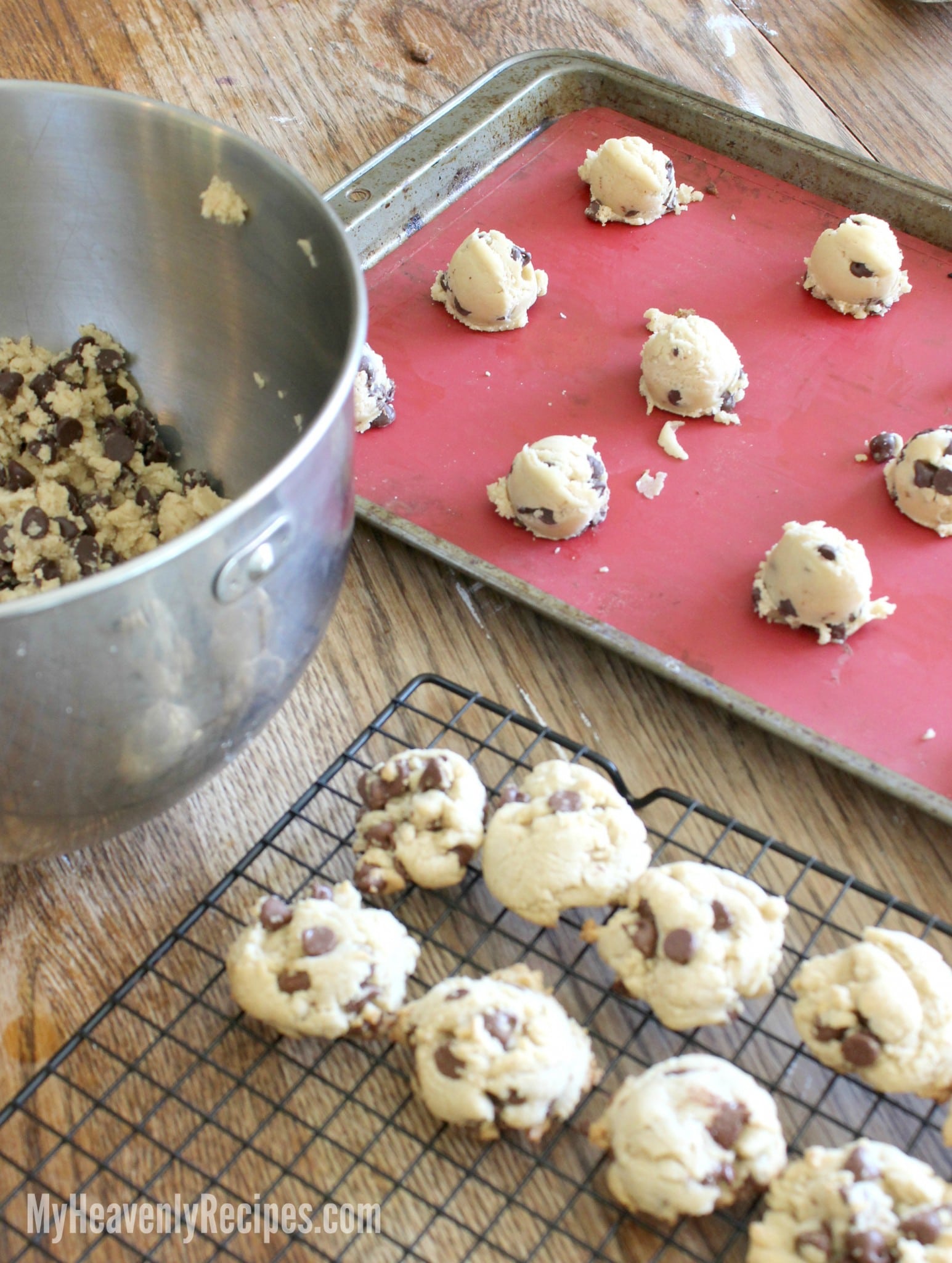 Marci's Chocolate Chip Cookie Dough + Recipe Video My Heavenly Recipes