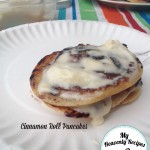 Cinnamon Roll Pancakes go down at our campsite more often than not.