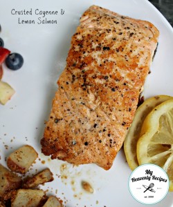 Crusted Cayenne & Lemon Salmon