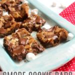 Grab these 3 simple ingredients, the kids and spend some time together making Smore Cookie Bars for dessert!