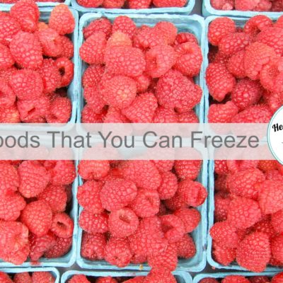 titled photo: 21 Foods that You Can Freeze