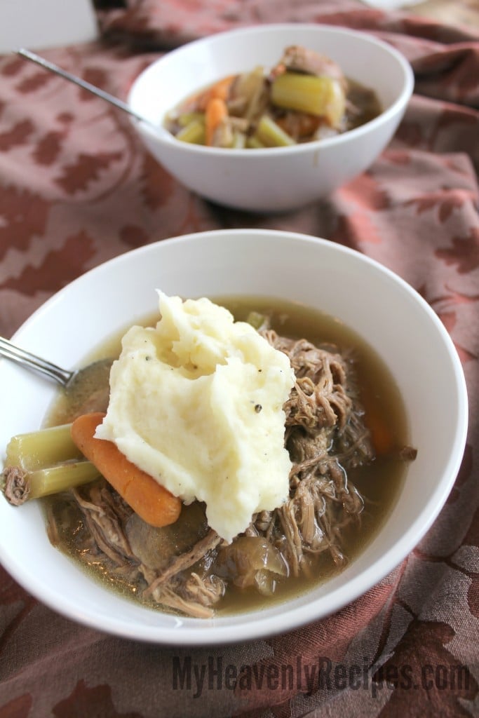 Crock Pot Pot Roast Topped with Mashed Potatoes Recipe