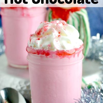 featured images for strawberry hot chocolate