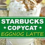 starbucks eggnog latte copycat featured image