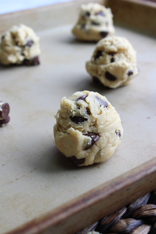 tip make sure cookie dough is taller than they are wider on baking sheet