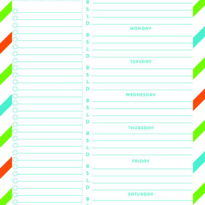 weekly meal plan free printable