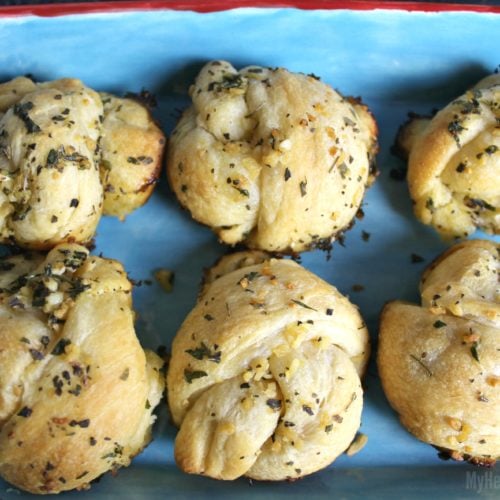 Quick & Easy Garlic Knots + Recipe Video My Heavenly Recipes