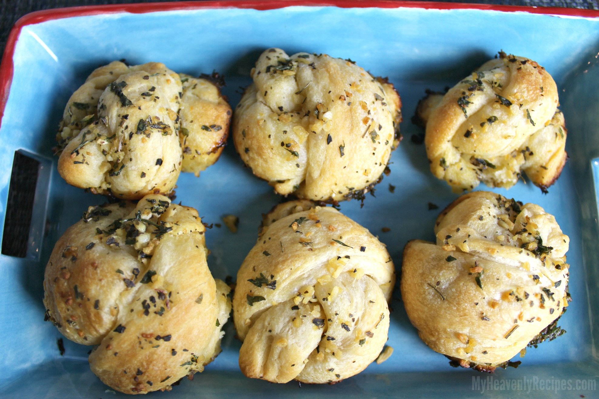 Quick & Easy Garlic Knots + Recipe Video My Heavenly Recipes