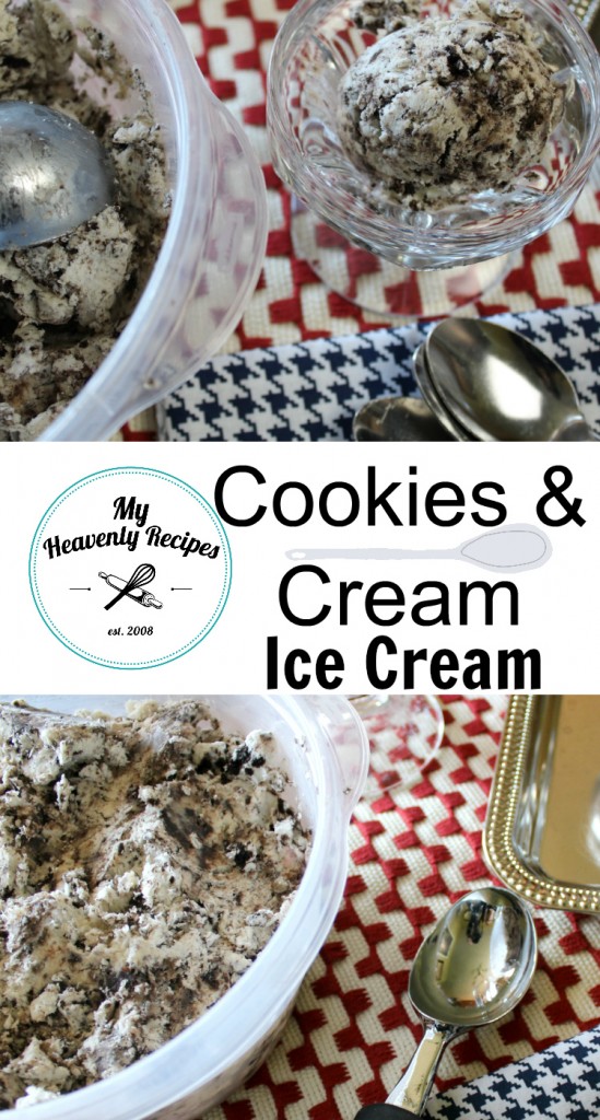 Cookies and Cream Ice Cream photo collage