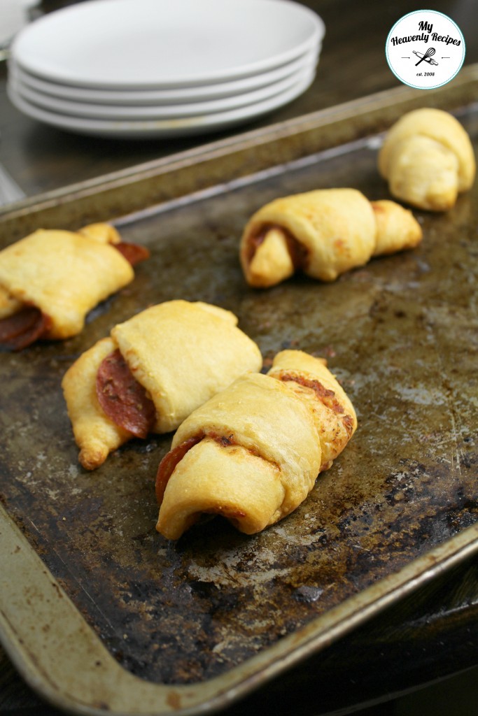 Pepperoni Stuffed Pillsbury Crescent Rolls