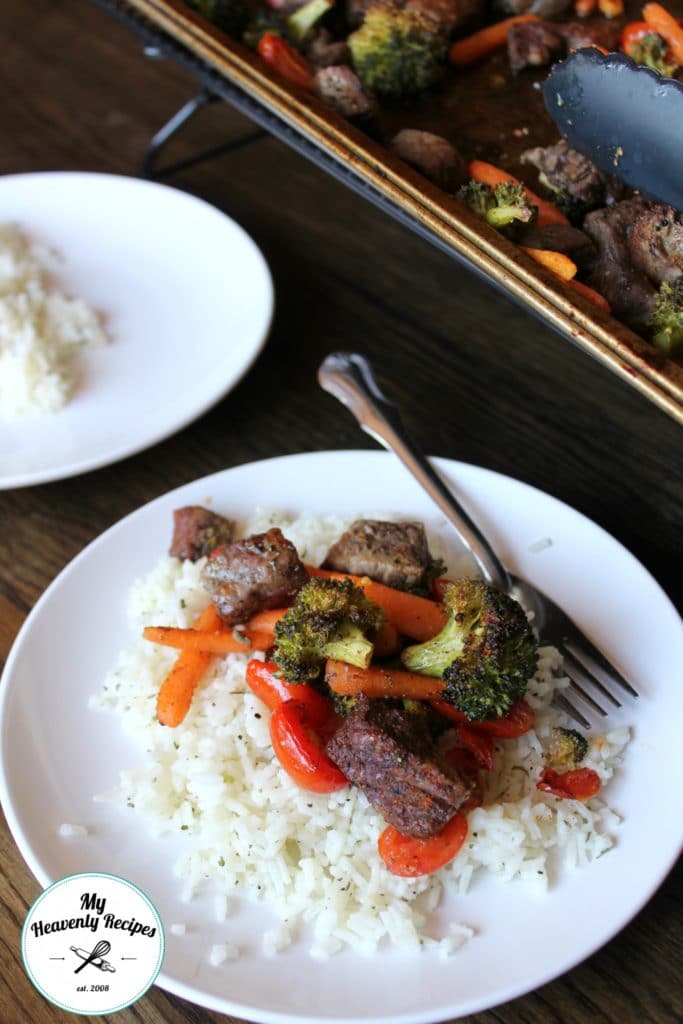 One Pan Steak Stir Fry with Rice