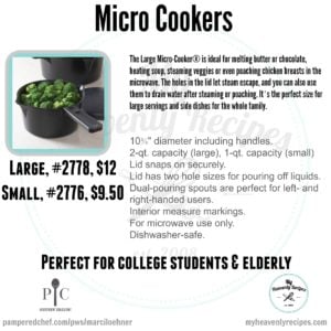 Pampered Chef Micro Cookers