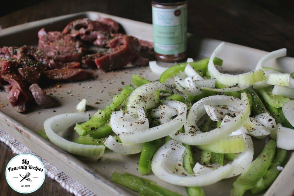 Steak Fajitas Pampered Chef Large Bar Pan