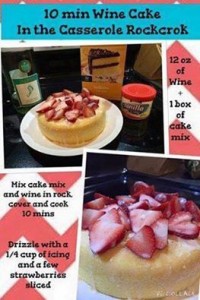 10 Minute Wine Cake