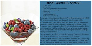 Berry Granita Parfait
