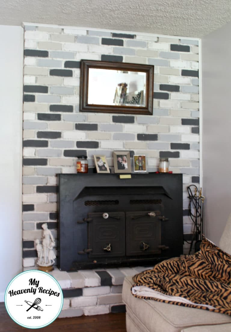 Chalk Paint Fireplace Makeover My Heavenly Recipes