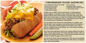 Cheeseburger Hoagie Sandwiches