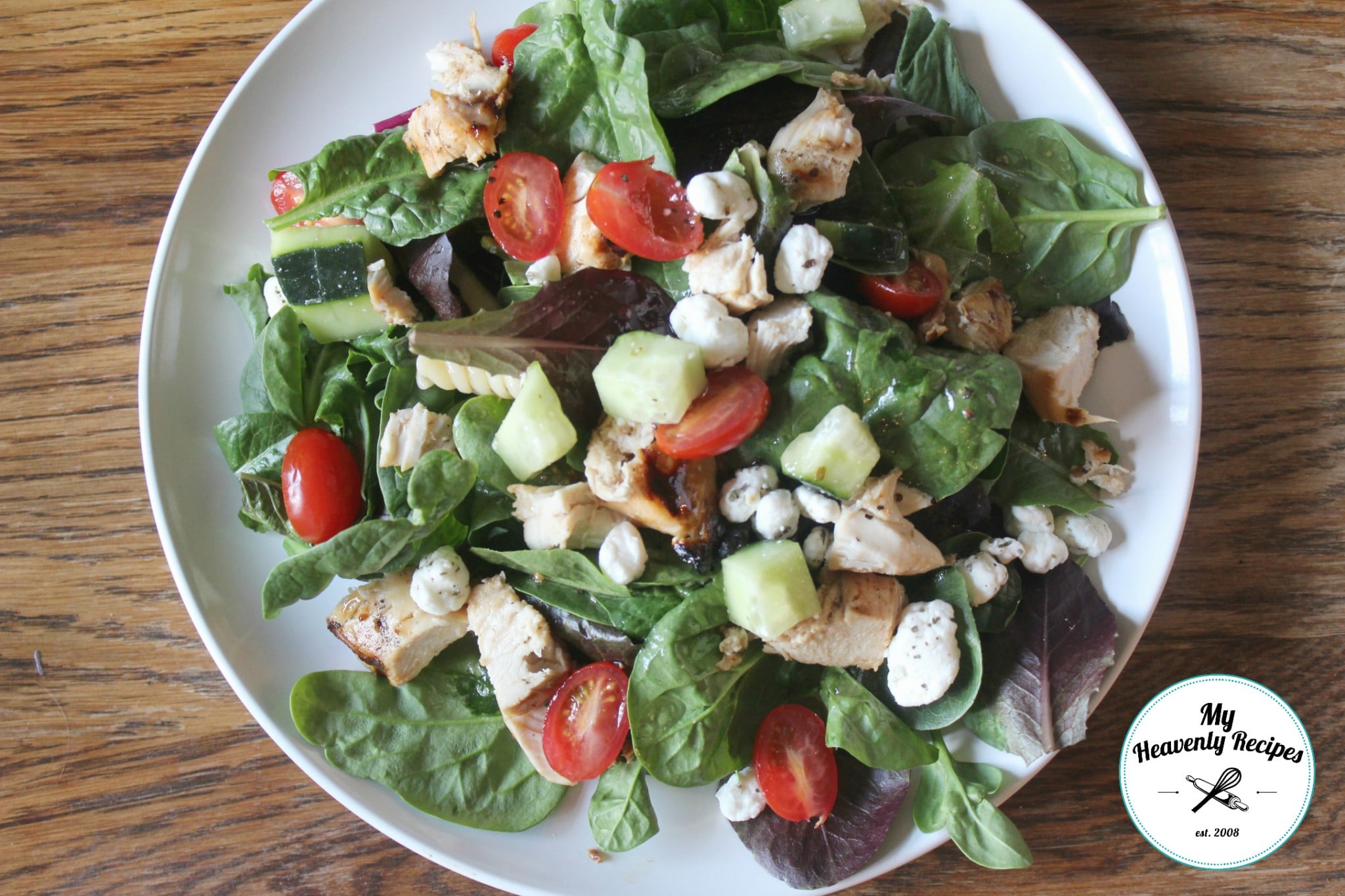 Grilled Chicken Salad with Goat Cheese My Heavenly Recipes