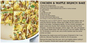 Chicken and Waffle Brunch Bake