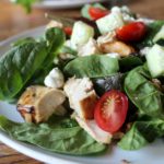 Grilled Chicken Salad with Goat Cheese