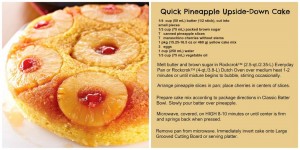 Quick Pineapple Upside Down Cake