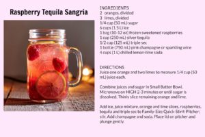 Raspberry Tequila Sangria