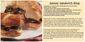 Savory Sandwich Ring