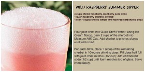 Wild Raspberry Summer Sipper