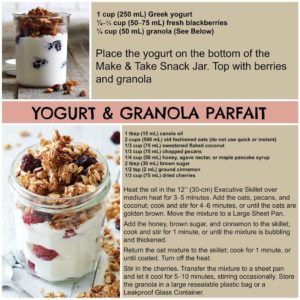 Yogurt and Granola Parfair