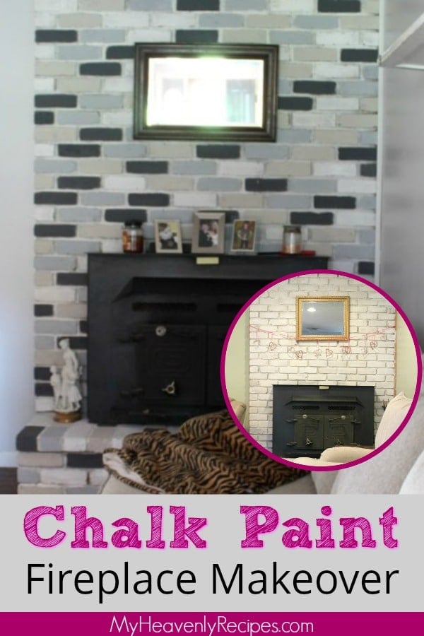 Chalk Paint Fireplace Makeover My Heavenly Recipes